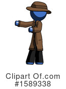 Blue Design Mascot Clipart #1589338 by Leo Blanchette