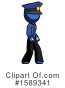 Blue Design Mascot Clipart #1589341 by Leo Blanchette
