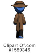 Blue Design Mascot Clipart #1589346 by Leo Blanchette