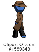 Blue Design Mascot Clipart #1589348 by Leo Blanchette