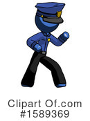 Blue Design Mascot Clipart #1589369 by Leo Blanchette