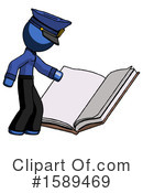 Blue Design Mascot Clipart #1589469 by Leo Blanchette