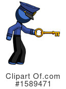 Blue Design Mascot Clipart #1589471 by Leo Blanchette