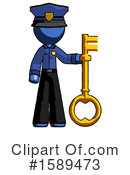 Blue Design Mascot Clipart #1589473 by Leo Blanchette