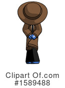 Blue Design Mascot Clipart #1589488 by Leo Blanchette
