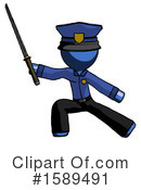 Blue Design Mascot Clipart #1589491 by Leo Blanchette