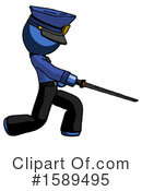 Blue Design Mascot Clipart #1589495 by Leo Blanchette