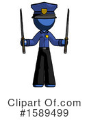 Blue Design Mascot Clipart #1589499 by Leo Blanchette
