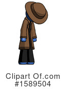 Blue Design Mascot Clipart #1589504 by Leo Blanchette