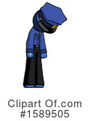 Blue Design Mascot Clipart #1589505 by Leo Blanchette