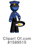 Blue Design Mascot Clipart #1589515 by Leo Blanchette