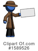 Blue Design Mascot Clipart #1589526 by Leo Blanchette