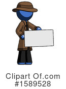 Blue Design Mascot Clipart #1589528 by Leo Blanchette