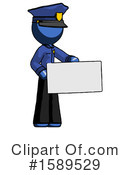 Blue Design Mascot Clipart #1589529 by Leo Blanchette