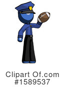 Blue Design Mascot Clipart #1589537 by Leo Blanchette