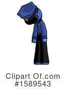 Blue Design Mascot Clipart #1589543 by Leo Blanchette
