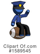 Blue Design Mascot Clipart #1589545 by Leo Blanchette