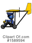 Blue Design Mascot Clipart #1589594 by Leo Blanchette