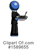 Blue Design Mascot Clipart #1589655 by Leo Blanchette