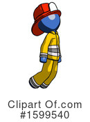 Blue Design Mascot Clipart #1599540 by Leo Blanchette