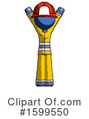 Blue Design Mascot Clipart #1599550 by Leo Blanchette