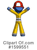 Blue Design Mascot Clipart #1599551 by Leo Blanchette