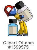 Blue Design Mascot Clipart #1599575 by Leo Blanchette