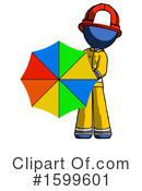 Blue Design Mascot Clipart #1599601 by Leo Blanchette