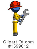 Blue Design Mascot Clipart #1599612 by Leo Blanchette