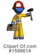 Blue Design Mascot Clipart #1599614 by Leo Blanchette