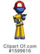 Blue Design Mascot Clipart #1599616 by Leo Blanchette