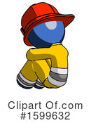 Blue Design Mascot Clipart #1599632 by Leo Blanchette