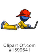 Blue Design Mascot Clipart #1599641 by Leo Blanchette