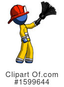 Blue Design Mascot Clipart #1599644 by Leo Blanchette