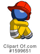 Blue Design Mascot Clipart #1599651 by Leo Blanchette