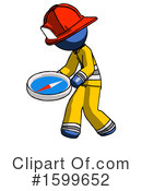 Blue Design Mascot Clipart #1599652 by Leo Blanchette