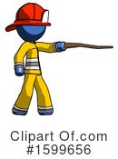 Blue Design Mascot Clipart #1599656 by Leo Blanchette