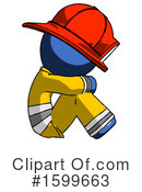 Blue Design Mascot Clipart #1599663 by Leo Blanchette