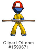 Blue Design Mascot Clipart #1599671 by Leo Blanchette