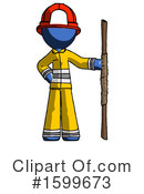 Blue Design Mascot Clipart #1599673 by Leo Blanchette