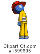 Blue Design Mascot Clipart #1599695 by Leo Blanchette