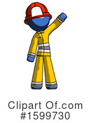 Blue Design Mascot Clipart #1599730 by Leo Blanchette
