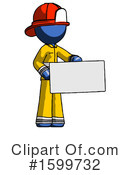 Blue Design Mascot Clipart #1599732 by Leo Blanchette