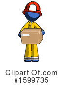 Blue Design Mascot Clipart #1599735 by Leo Blanchette