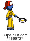 Blue Design Mascot Clipart #1599737 by Leo Blanchette