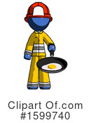 Blue Design Mascot Clipart #1599740 by Leo Blanchette