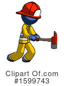 Blue Design Mascot Clipart #1599743 by Leo Blanchette
