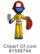 Blue Design Mascot Clipart #1599744 by Leo Blanchette