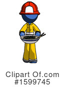 Blue Design Mascot Clipart #1599745 by Leo Blanchette