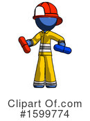 Blue Design Mascot Clipart #1599774 by Leo Blanchette